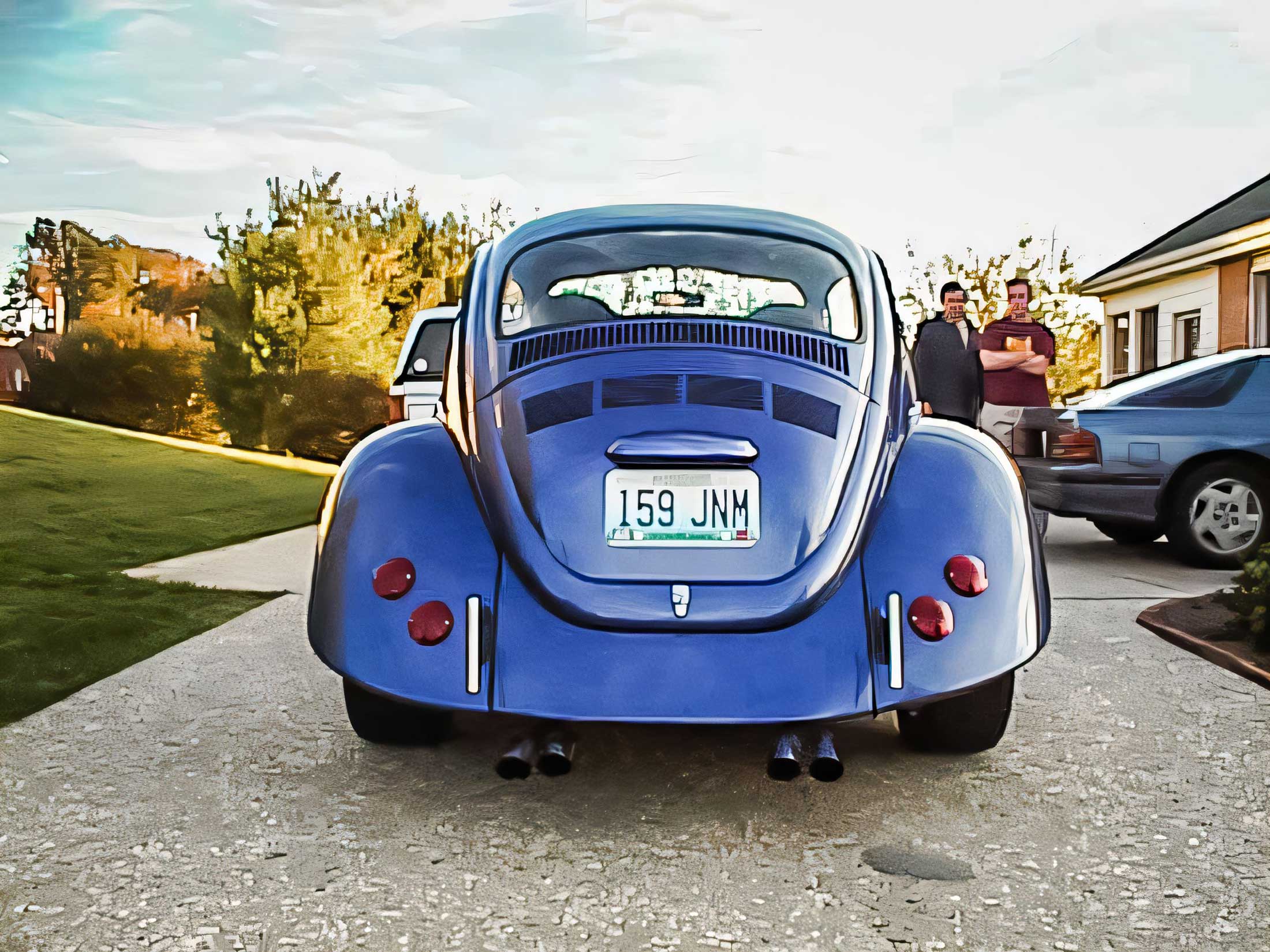 Front end 1973 Super Beetle Wider Fenders