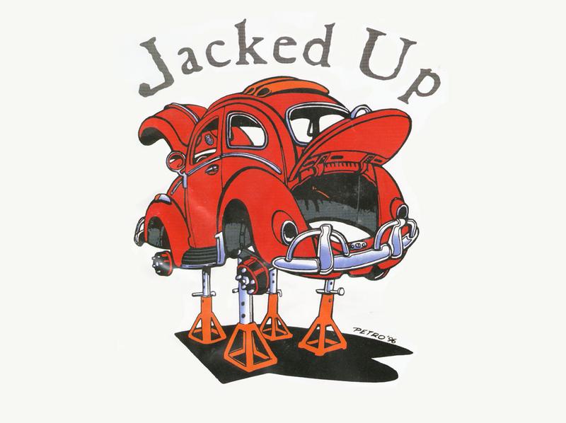 VW Jacked Up Graphic